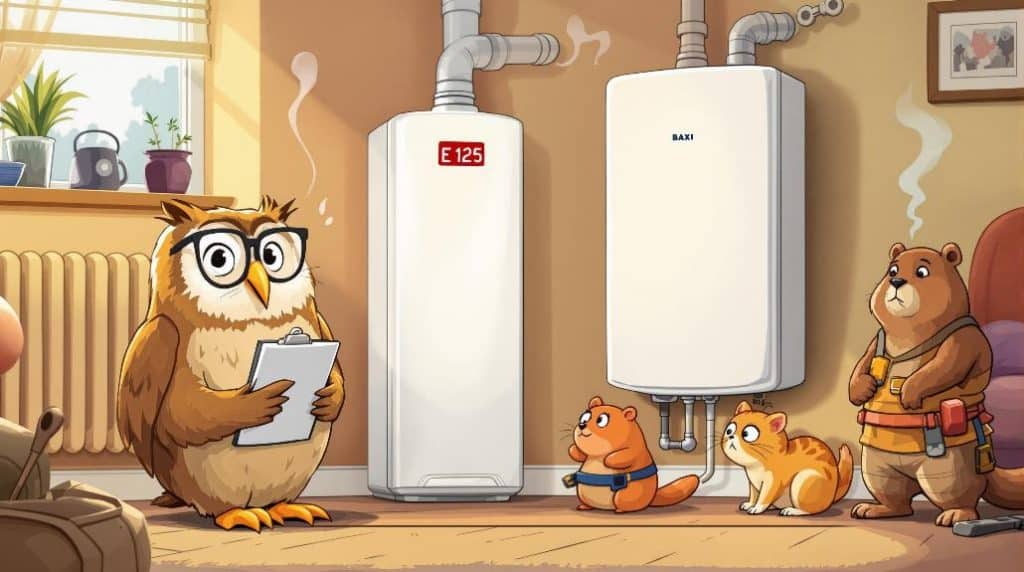 baxi e125 fault code explained