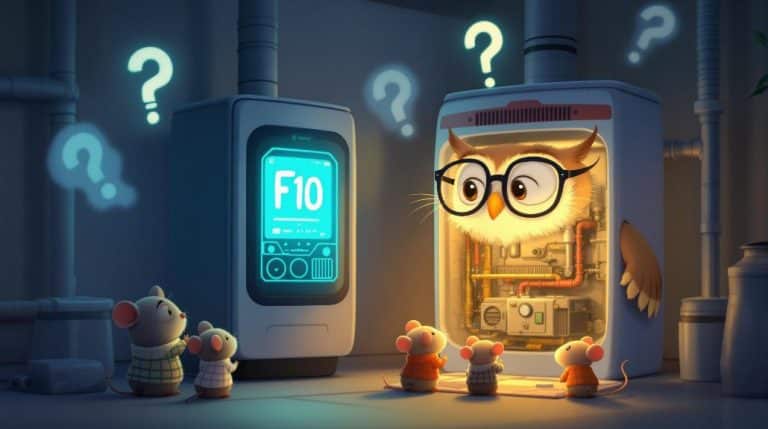 glow worm f10 fault explanation