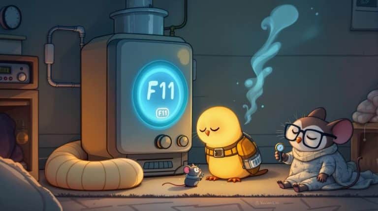 glow worm f11 fault explained