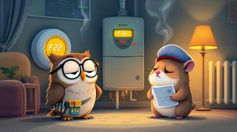 glow worm f22 fault explained