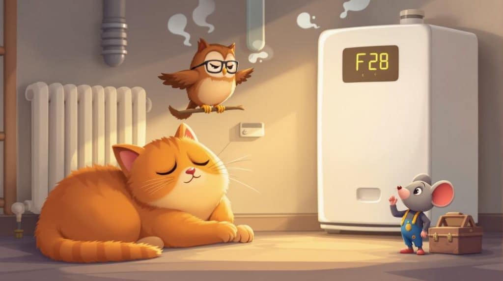 glow worm f28 fault explanation