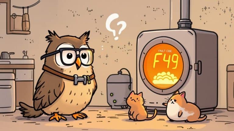 glow worm f49 fault explained