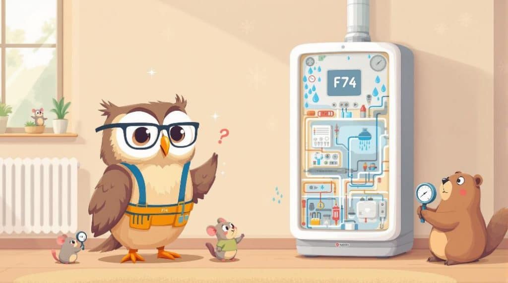 vaillant f74 fault code