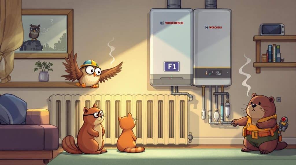 worcester bosch f1 fault