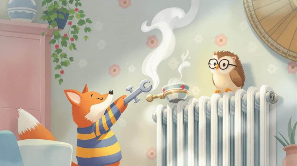 bleed radiators for efficiency