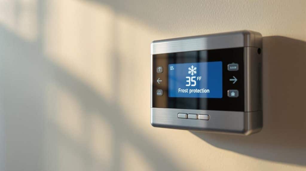 frost protection thermostat settings