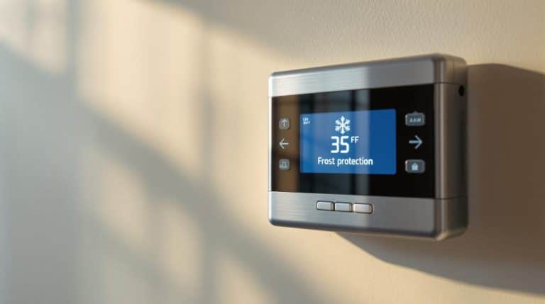 frost protection thermostat settings