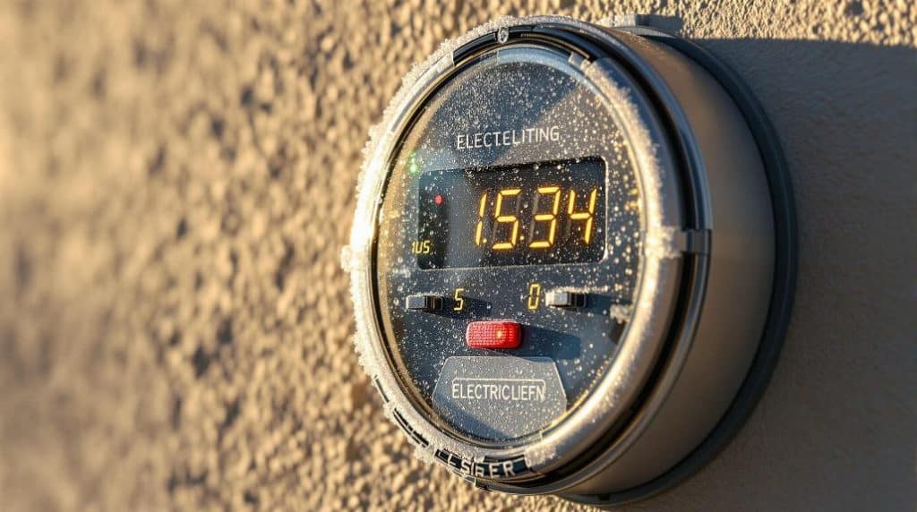 heating bill meter readings