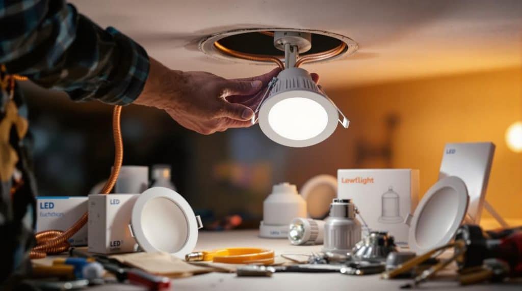 led downlight installation costs