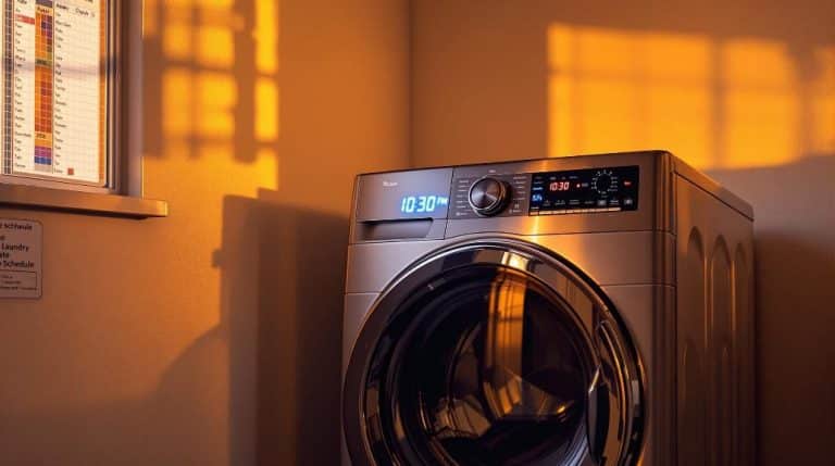 optimal washing machine timing