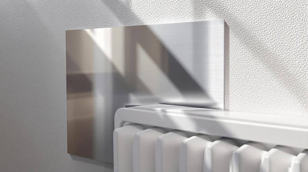 radiator heat reflection tips