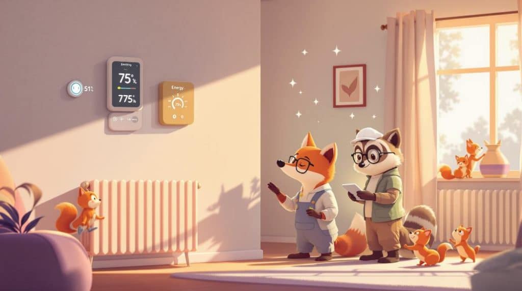 smart thermostat heating efficiency