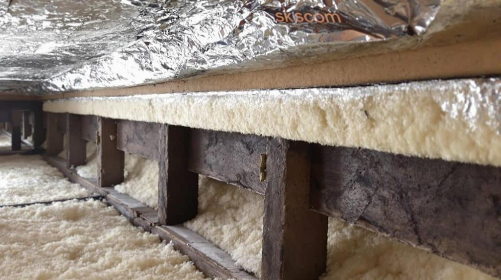 terraced home floor insulation